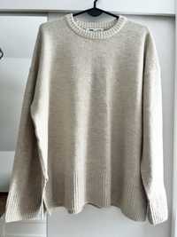 Sweter oversize beżowy XL Sinsay
