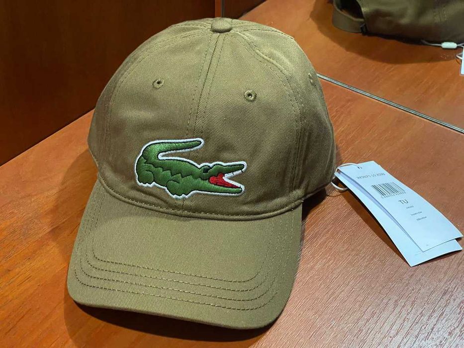 Кепка Lacoste large front logo cap унісекс бейсболка оригінал