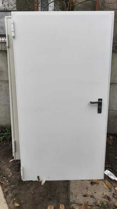 Drzwi na budowę kotłowni ppoż lewe , stalowe 90 100