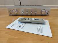 Cyfrowy wzmacniacz dual mono ONKYO A-5VL srebrny +  pilot + instrukcja