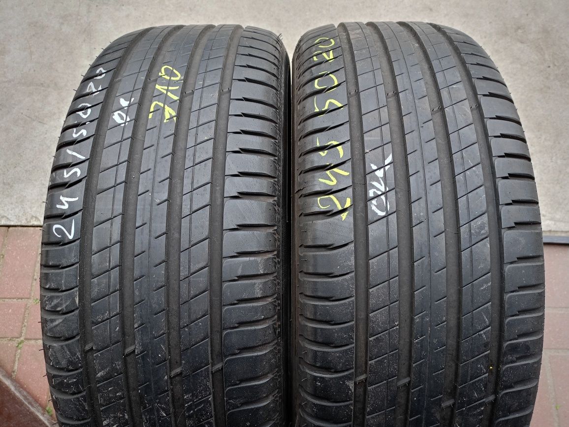 Opony letnie 245/50r20 Michelin 6.5mm 710,zł 2szt