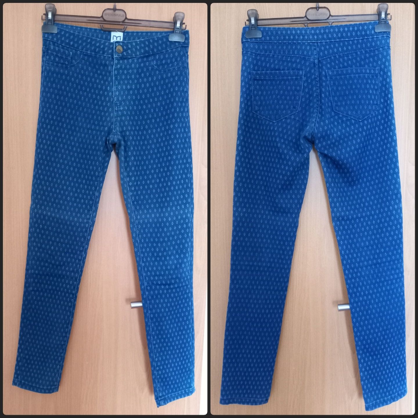 Calças de Ganga Skinny _Mango_Benetton_Milano. Tamanho 36