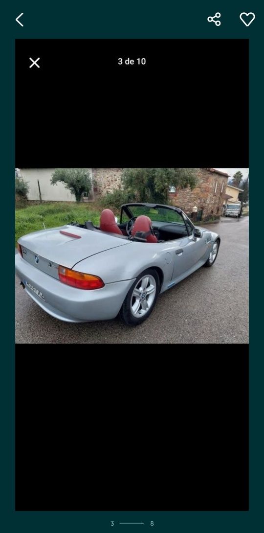 Bmw z3 1800 ano 98