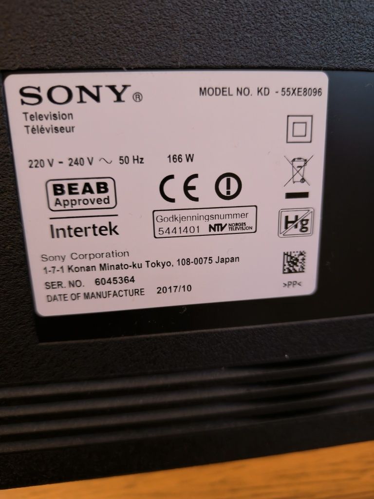 Sony Bravia KD-55XE8096