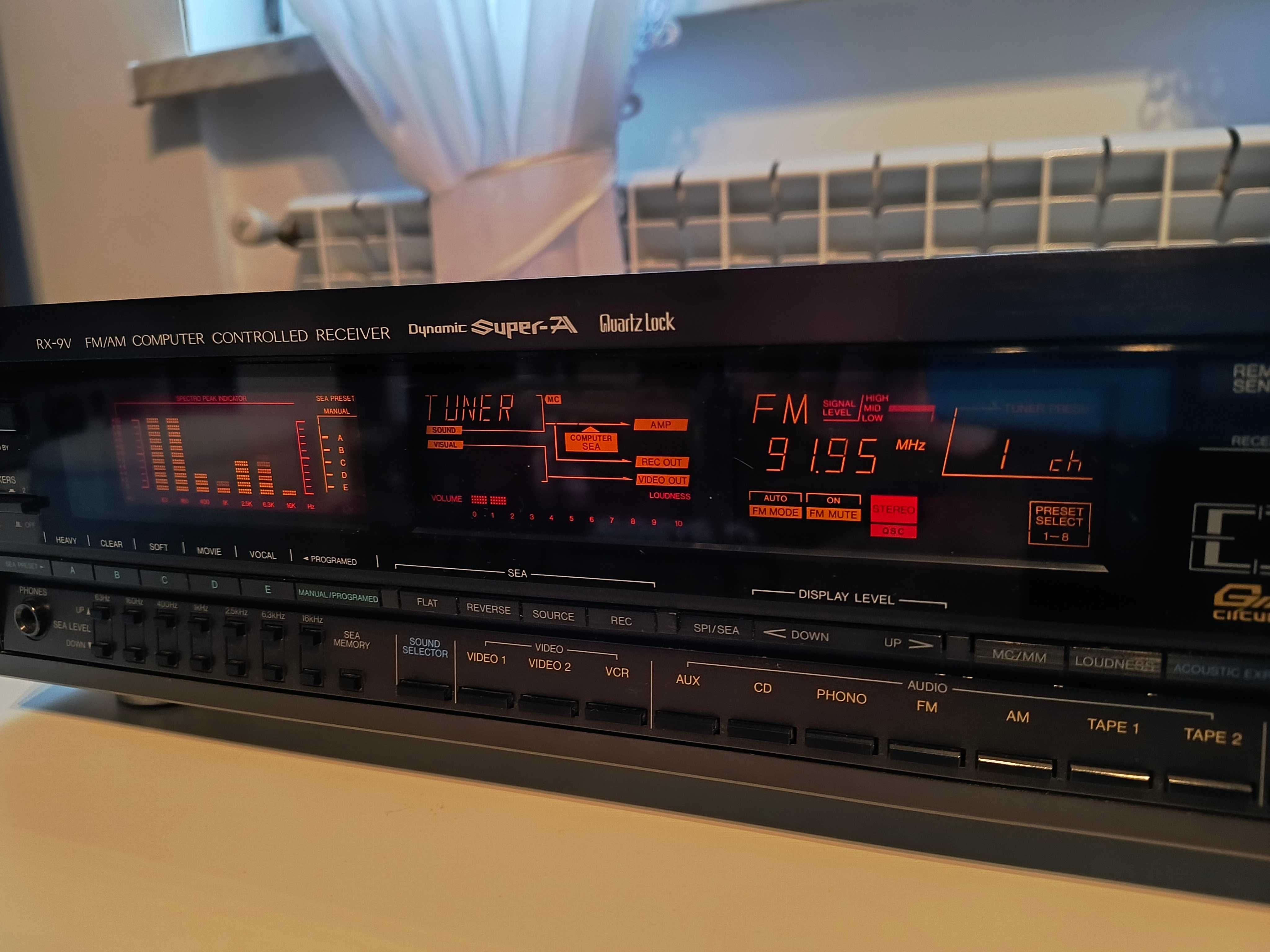 Amplituner JVC RX-9V 120W na kanał 8 Ohm
