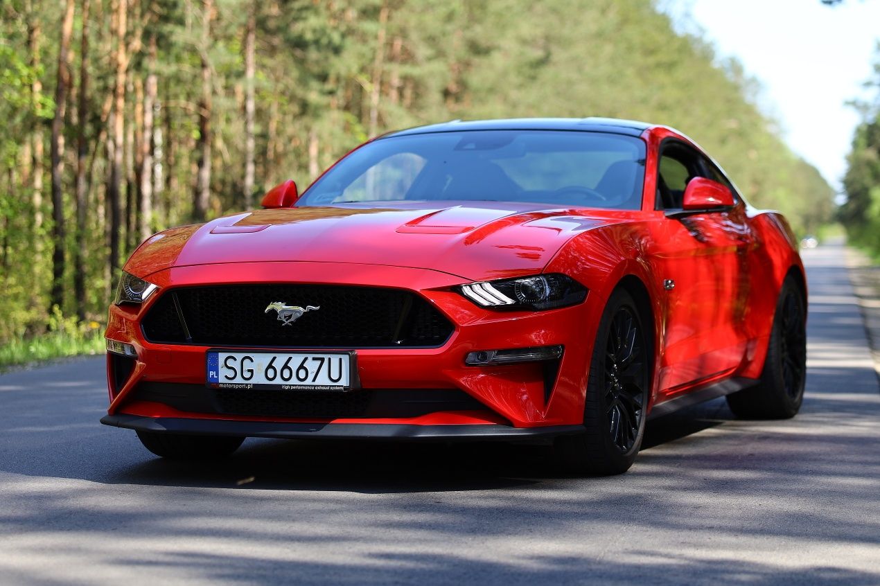 Mustang GT auto do ślubu. Wynajem. Wypożyczalnia aut.