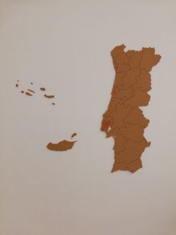 Mapa Portugal e Ilhas 3D
