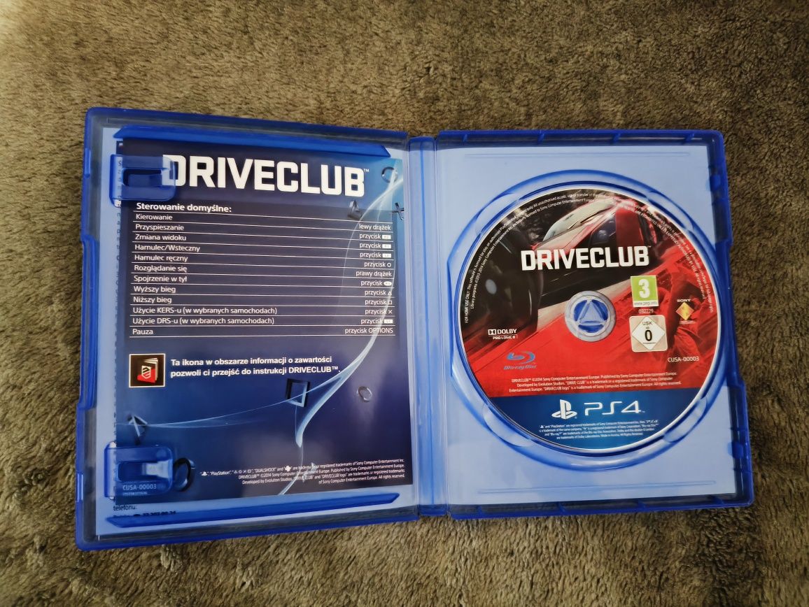 Gra Driveclub Ps4