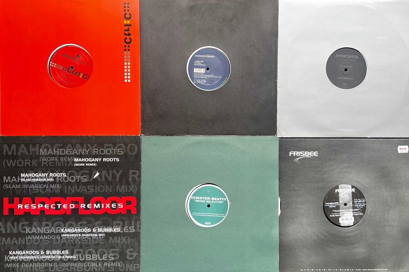 13 LP's [Old School Techno, Acid] Auk, Tronik, Tresor, Frisbee