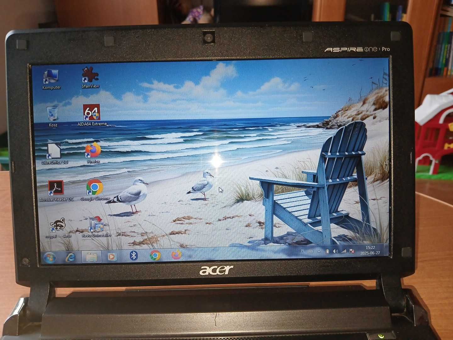 Laptop Netbook Acer Aspire One10cali 320GB HD 2GB Ram Proc 2x1,60GHz