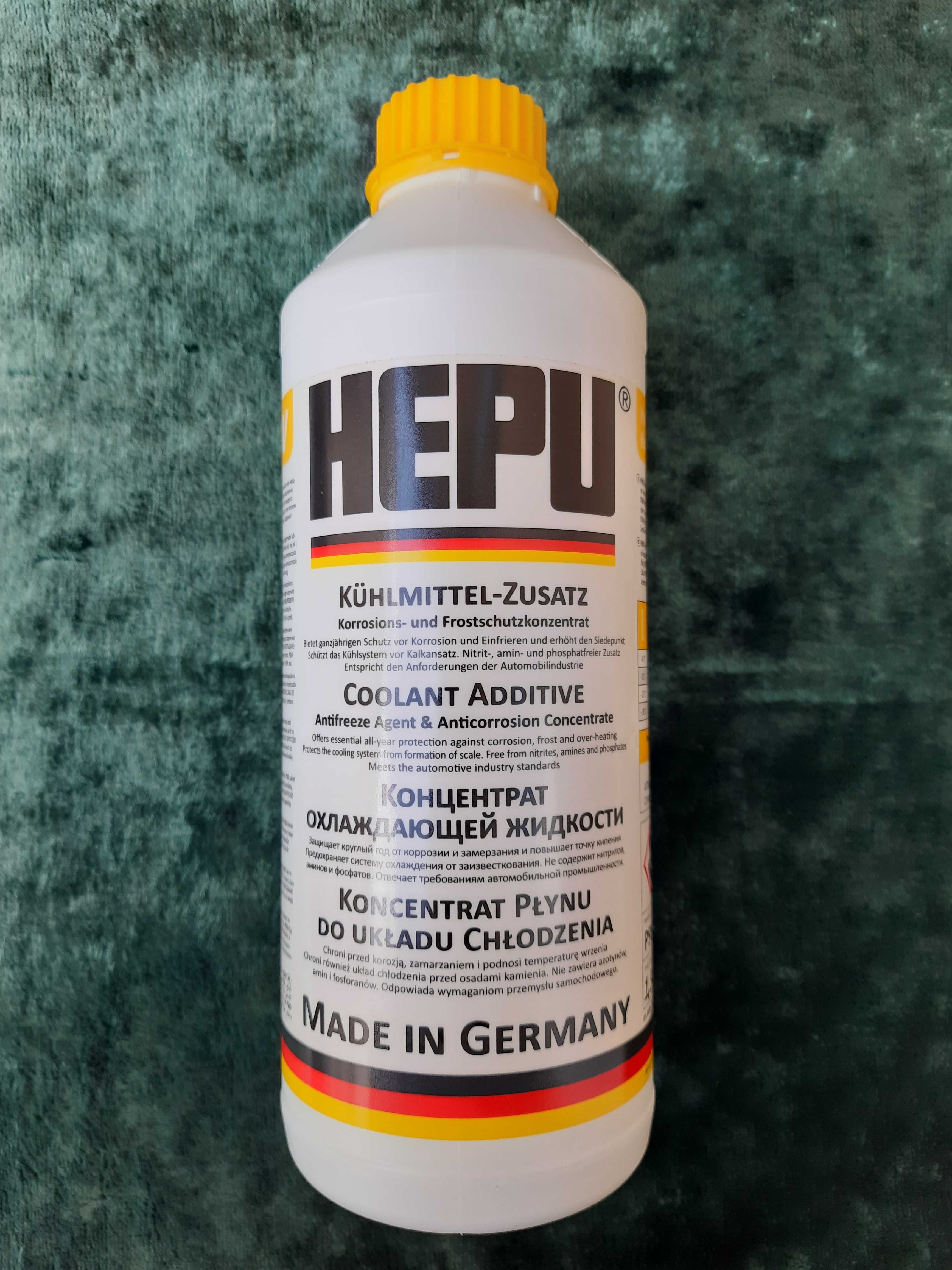Антифриз HEPU G11 желтый концентрат 1.5л