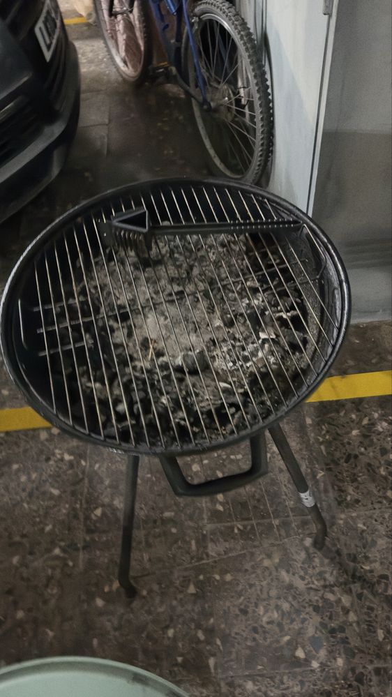 Barbecue A Carvão Gardenstar Com Rodas E Tampa