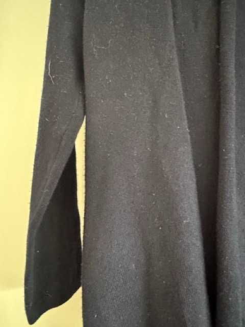 ZARA - sweterek kardigan narzutka - granatowy - roz. 116