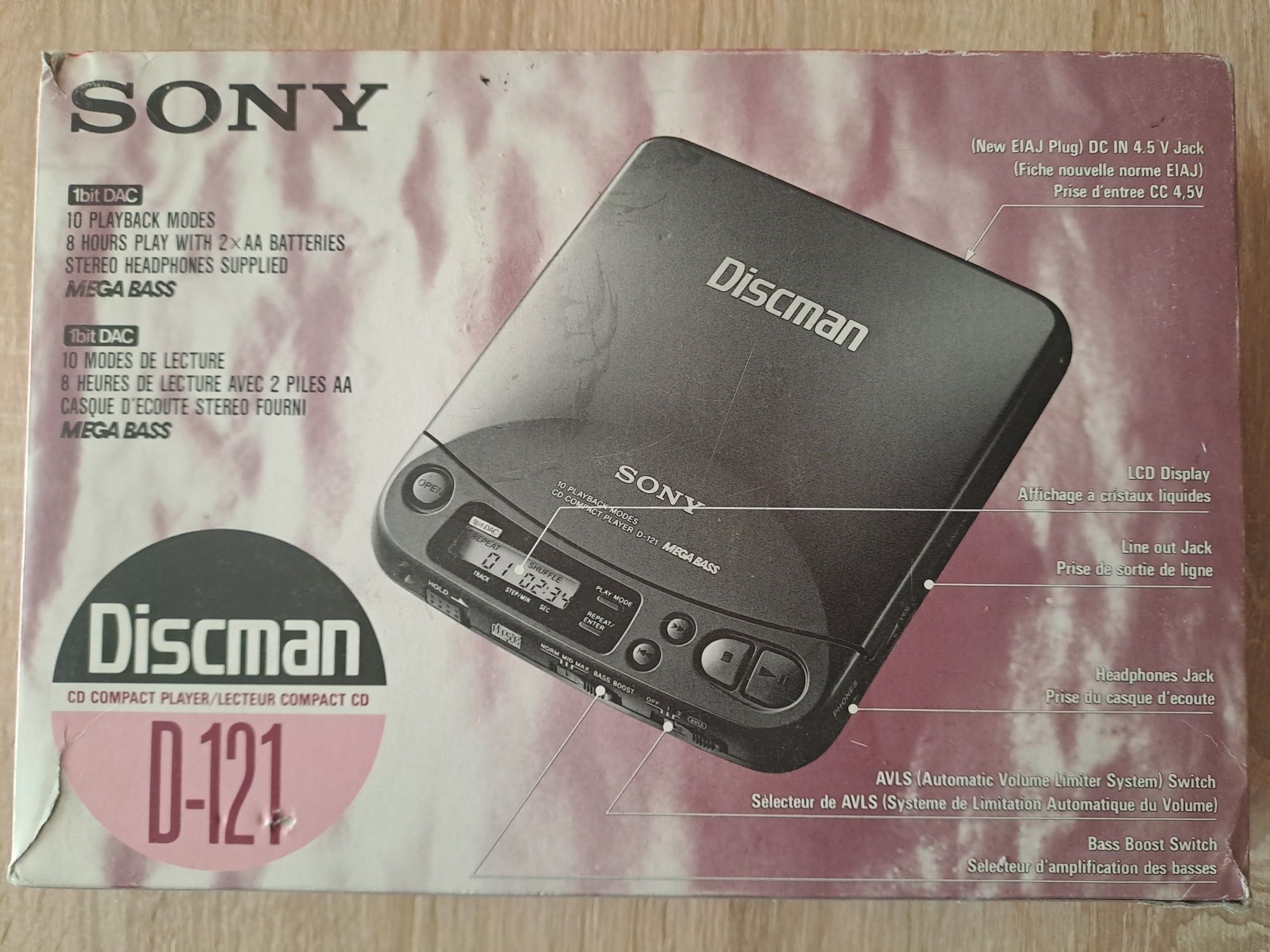 Discman SONY D-121 dla kolekcjonerów !!