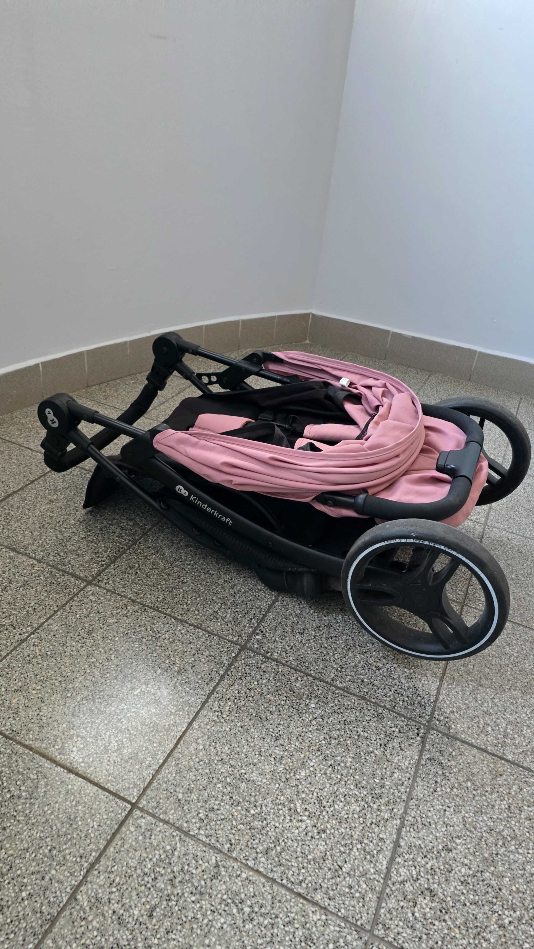 Wózek spacerówka Kinderkraft TRIG 2 różowy