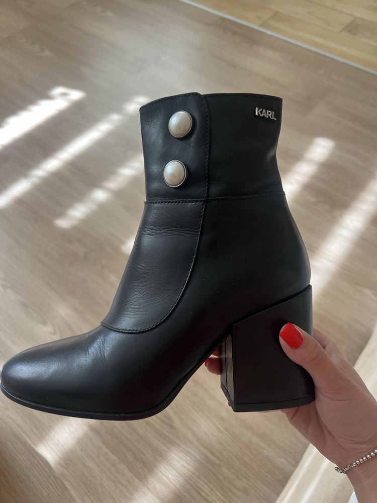 Черевики шкіряні Karl Lagerfeld