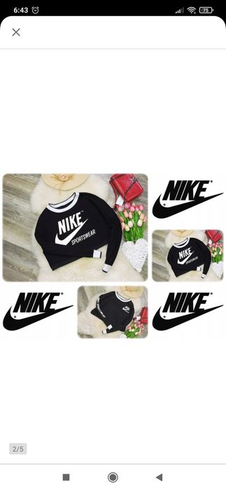 Bluza Nike sportswear r M dwustronna LOGO