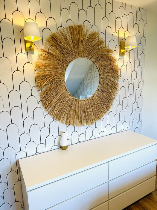 Lustro Boho średnica 120 cm