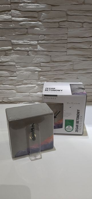 Zegar betonowy 10x10x6