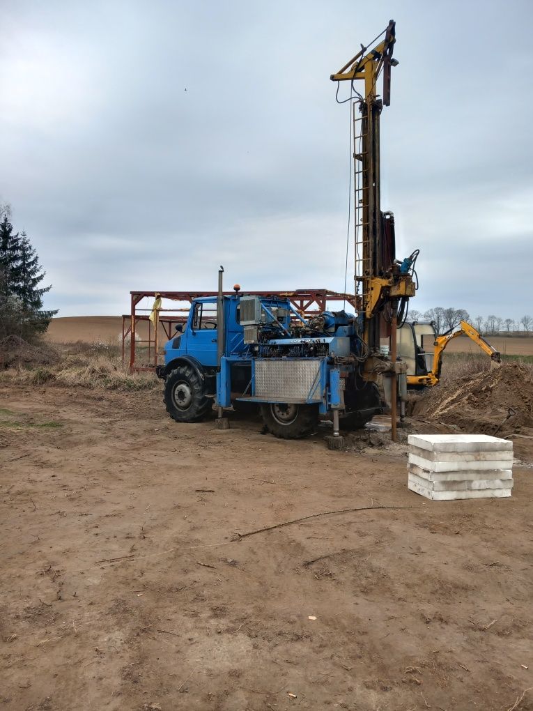 Wiertnica do studni Mercedes Unimog Nordmeyer