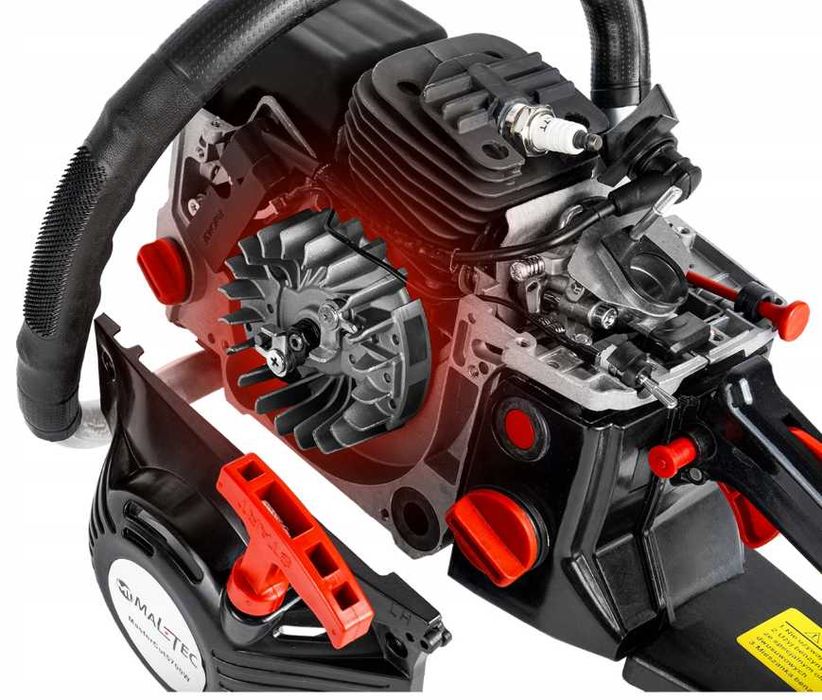 Piła Łańcuchowa Spalinowa Pilarka Prowadnice Olej 5,7km Duży Zestaw