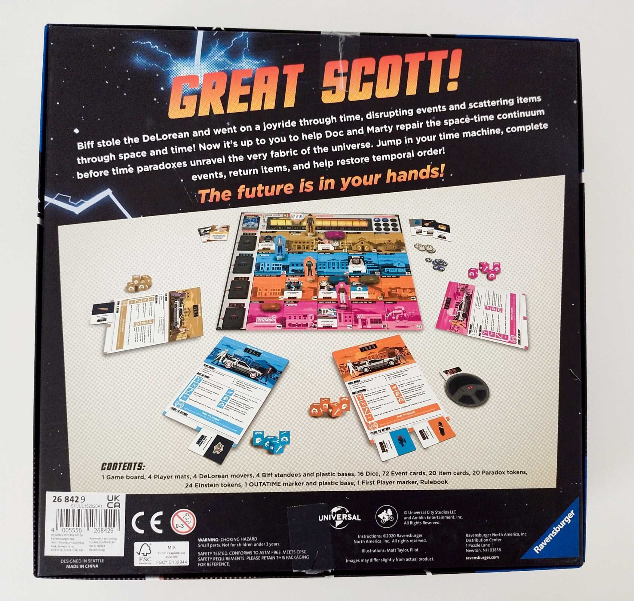 Back to the Future: Dice Through Time Game (gra planszowa)