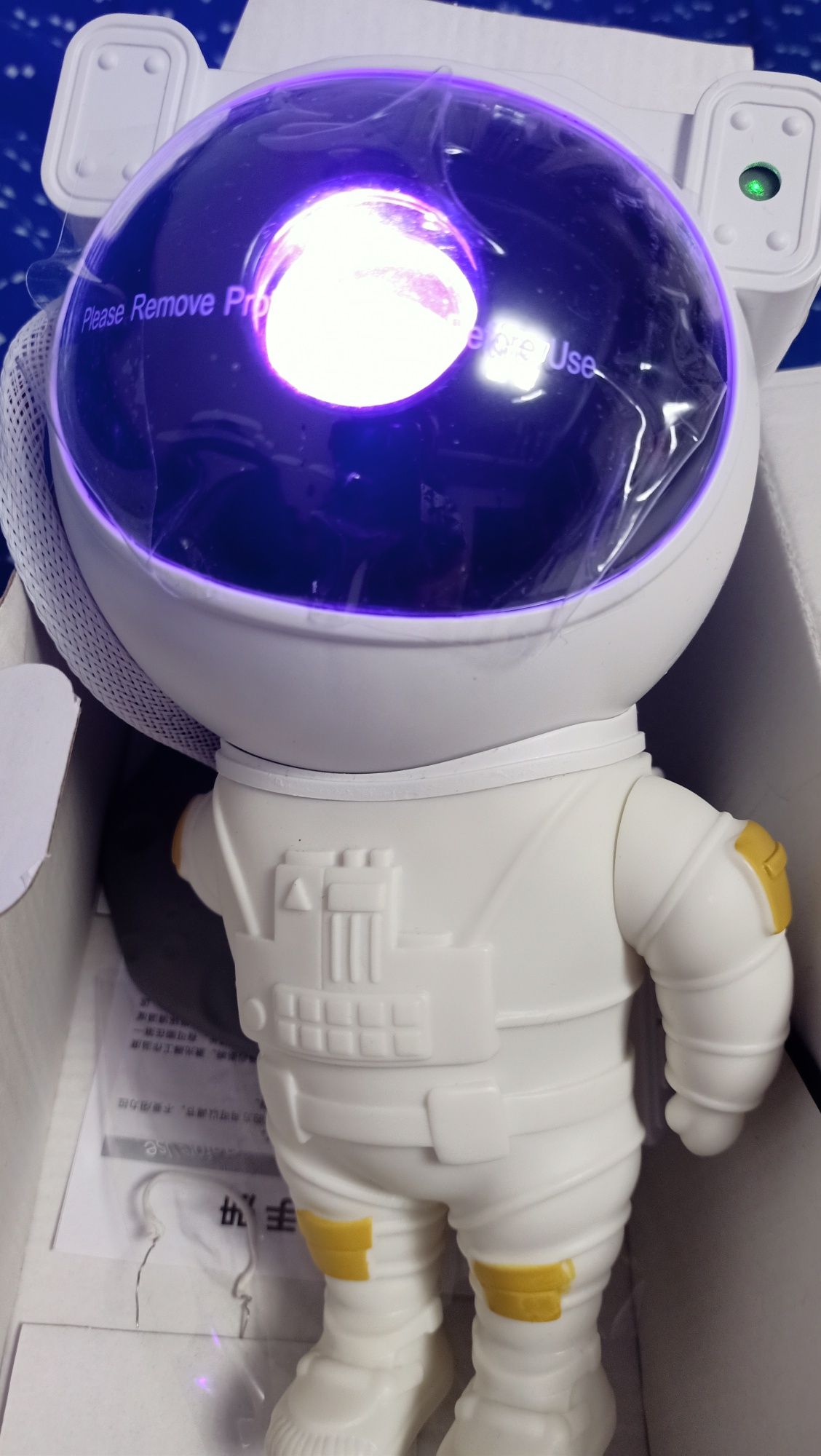 Projektor astronauta zorze pol itp