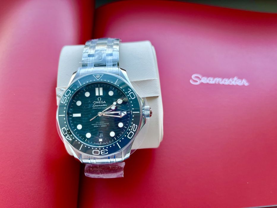 Omega Seamaster Diver 300M zielona/green (folia/full set)