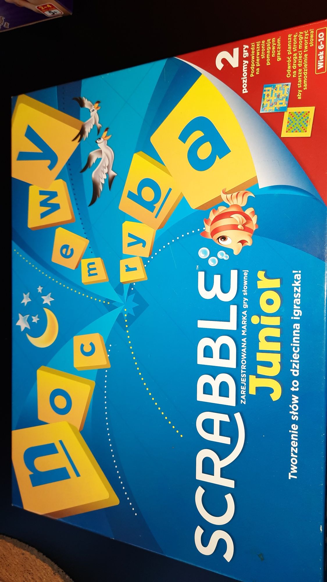 Scrabble junior gra dwa poziomy