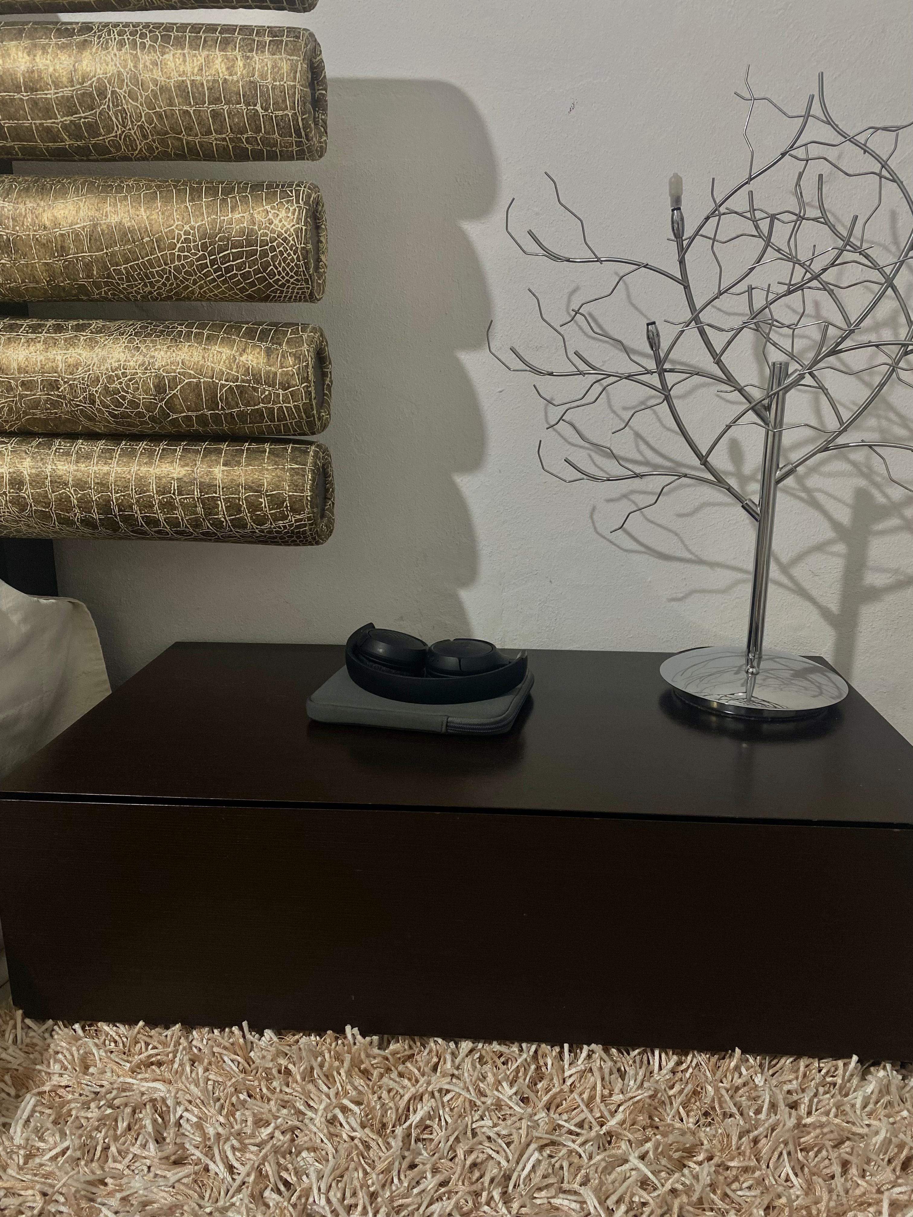 Cama King Size 1,90 m × 2,00 m + 2 mesinhas de cabeceira