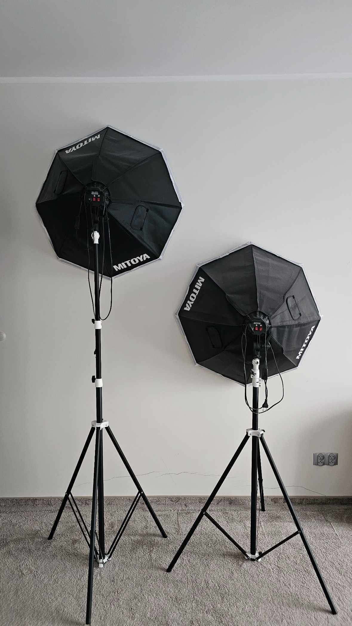 Softbox Simple 5 80, Zarówka 85WM, Statyw Panda MTY-3203FP