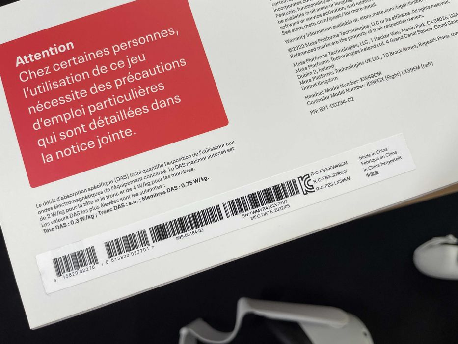 Oculus Meta Quest 2 128Gb