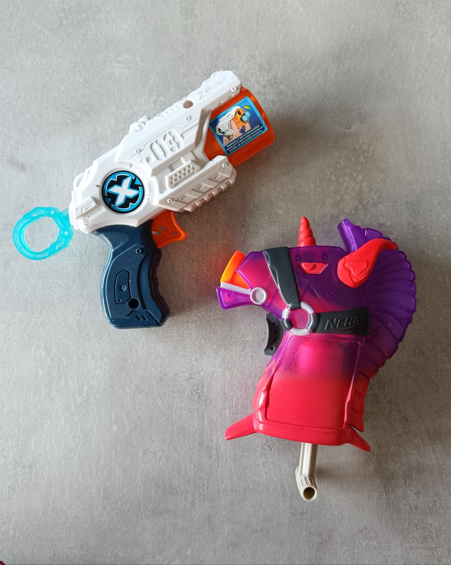 Lote de duas pistolas fortnite Nerf thunder Crash e Xcshot