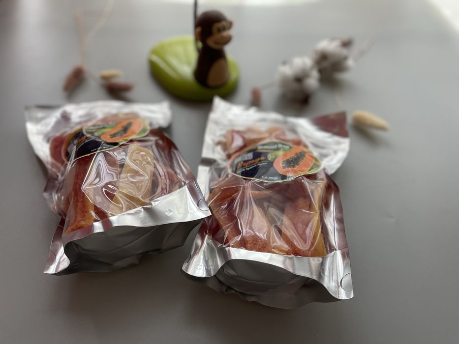 Папая сушена без цукру 500 г. Екзотичні фрукти, сухофрукти фасовані