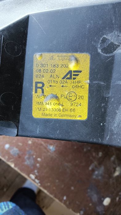 Ótica Ford Galaxy farol 2005 DRT