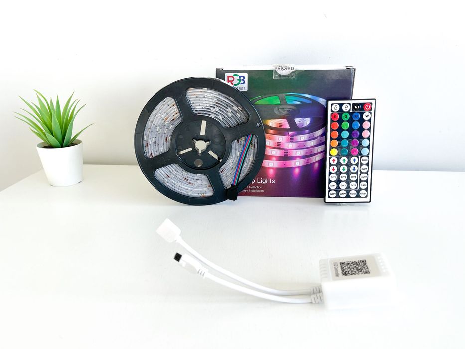 Fita LED 5 metros Bluetooth 5050 (NOVA)