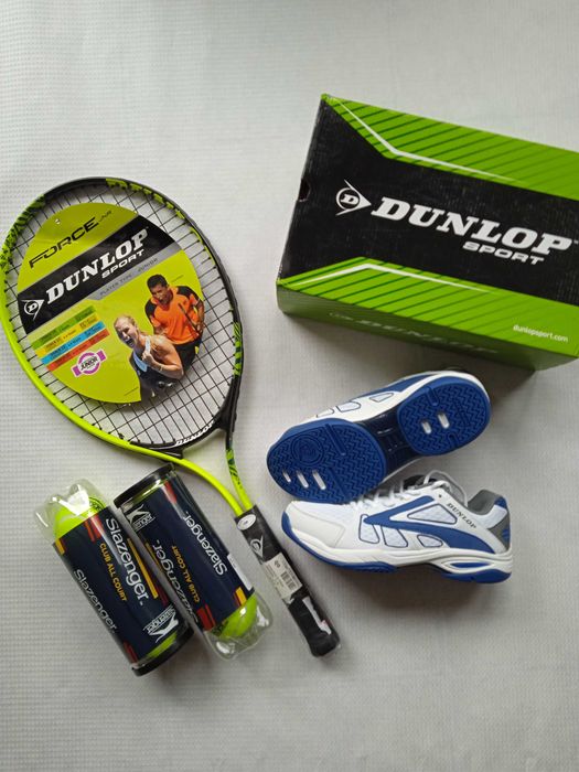 Buty do tenisa Dunlop 24,5 cm rakieta tenisowa 25
