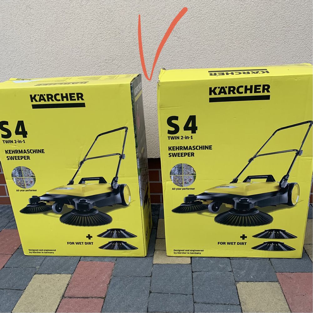 Karcher подметальная машына машина s4 twin s650 s 4