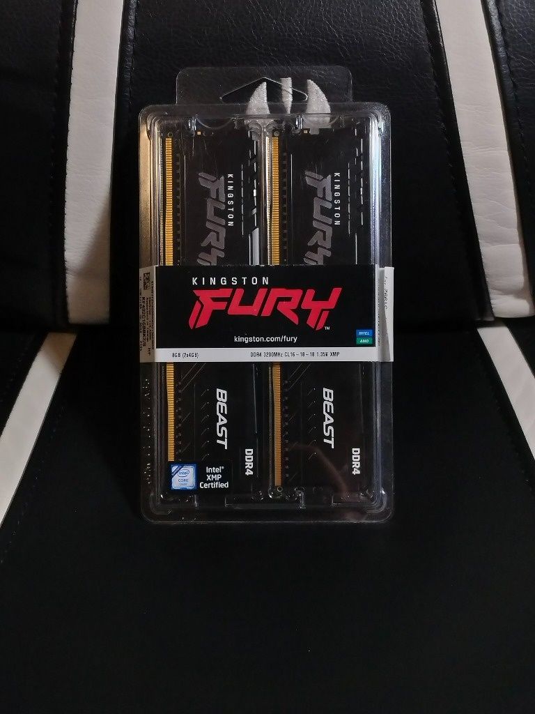 RAM Kingston Fury Beast DDR4 2x4GB 3200MHz