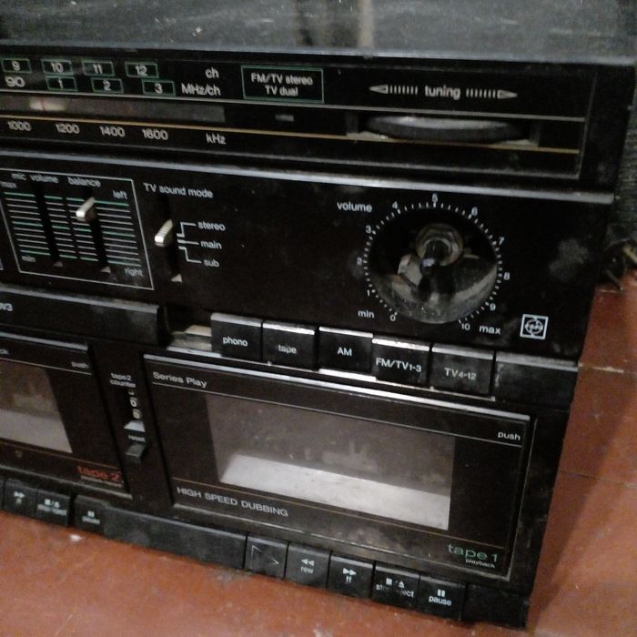 Кассетный ресивер NATIONAL  SA-W3 редкий под реставрацию