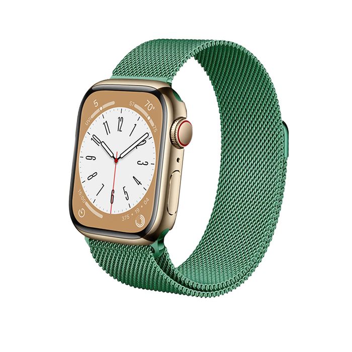 Pasek do Apple Watch 44/45/46/49 mm Stal Nierdzewna Crong Milano Steel
