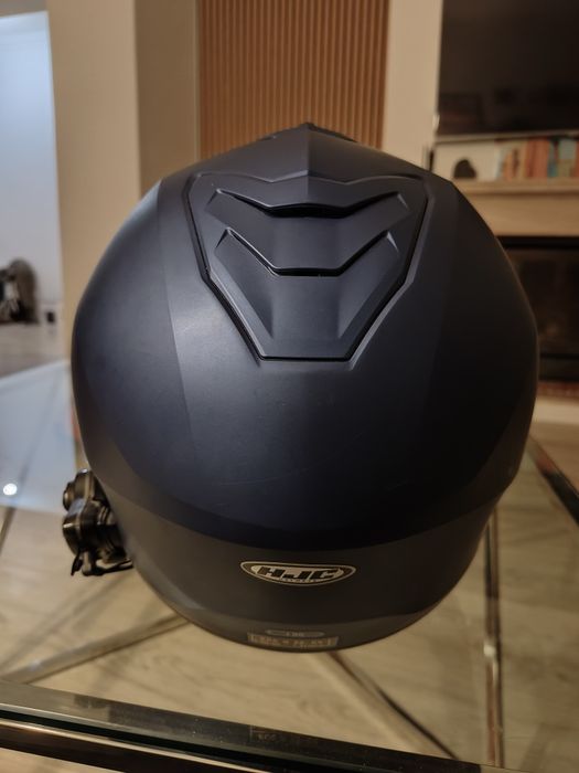 Capacete HJC + auricular Bluetooth lexin