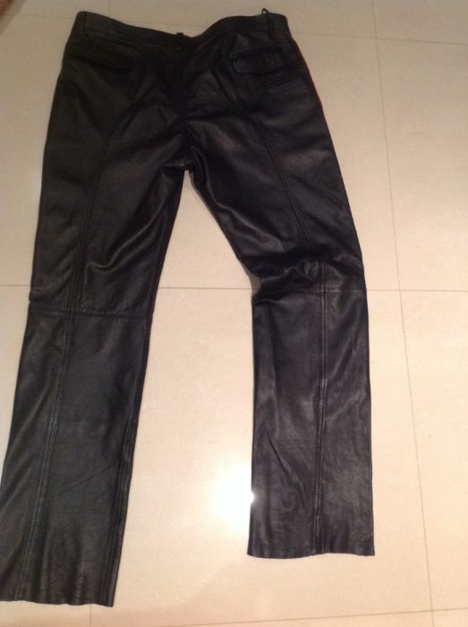 Calças puro cabedal leather