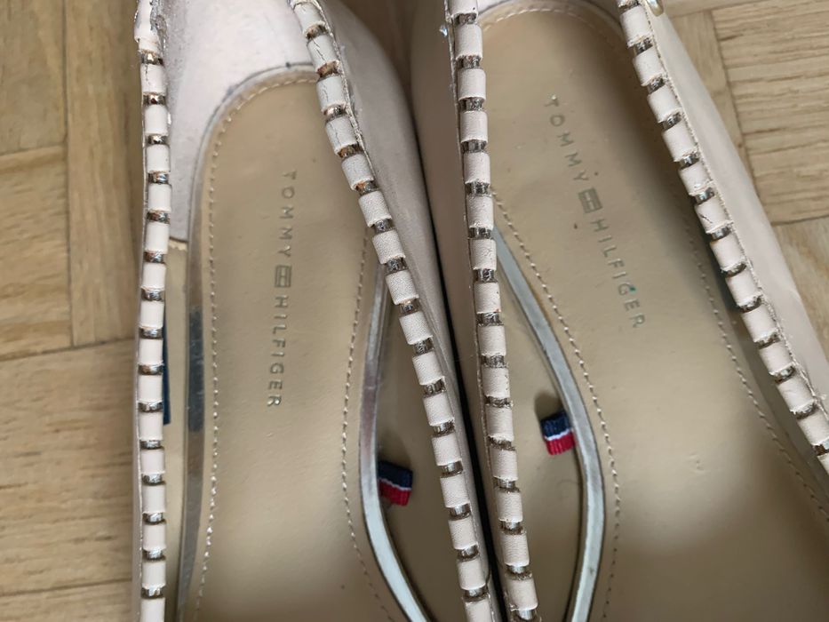 Baleriny hilifiger róż 37