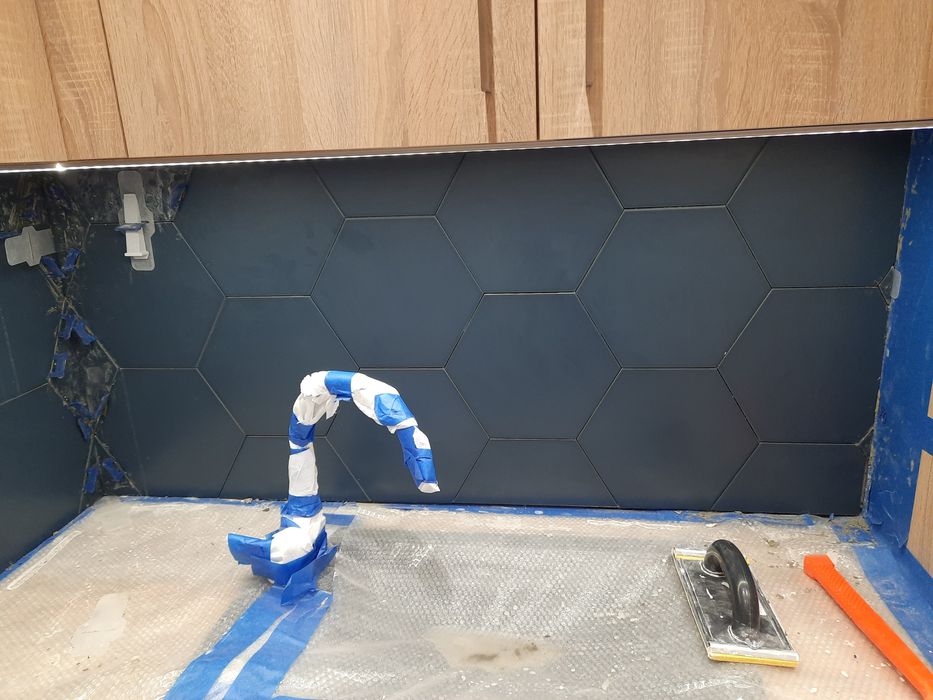 Bestile Toscana Azul 25x29 granatowa heksagon hramat