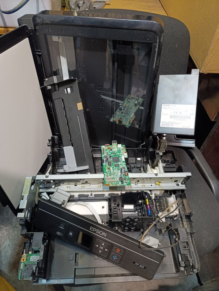 Epson TX650, L200, R290, T50, XP-406, XP-323, WF-2750, 1410 разборка