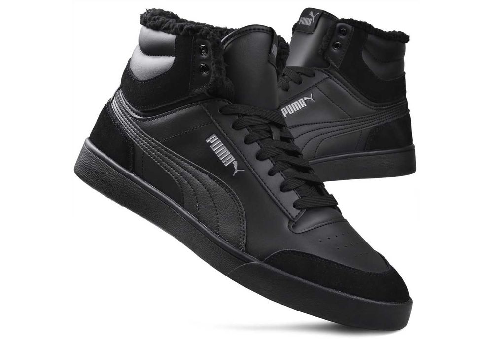 Buty Zimowe Puma Shuffle Mid Fur czarne ocieplane - 42 WYSYŁKA 24H