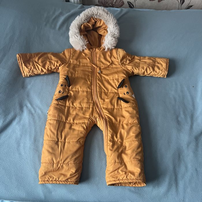 Дитячий комбінезон на овчині