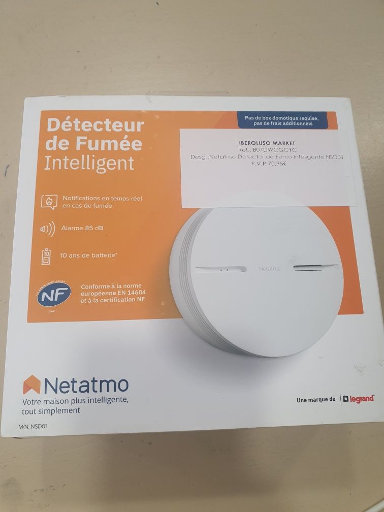 Detetore de fumo inteligente NSD01 -NETATMO