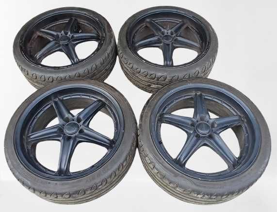 felgi koła 19 Brock czarne 5x108 19x8j et40 opony 235/35 zr19 stan bdb